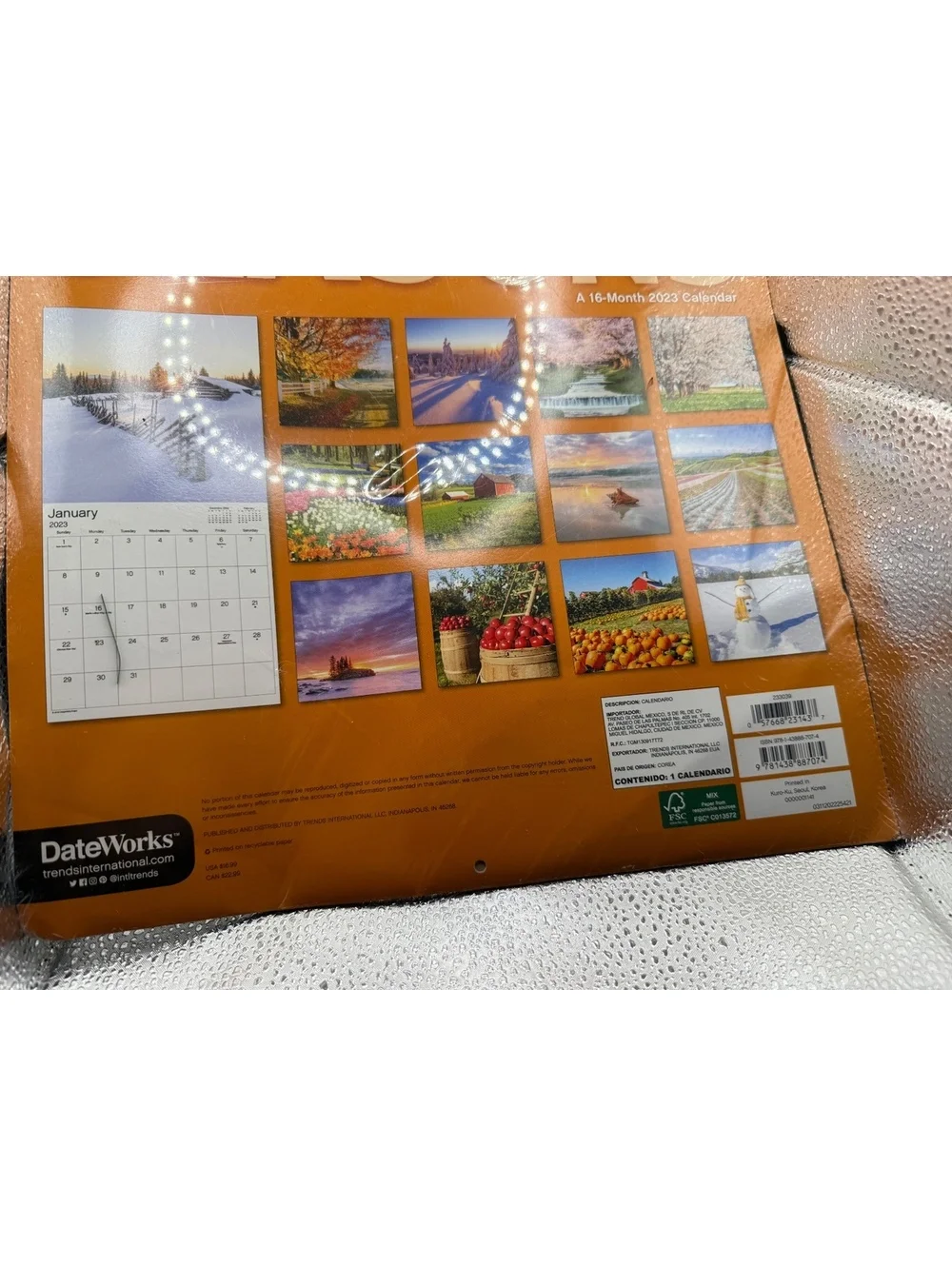 Seasons 16-Month 2023 Wall Calendar